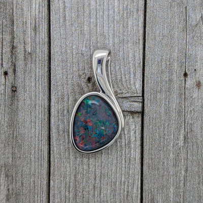 idaho opal pendant